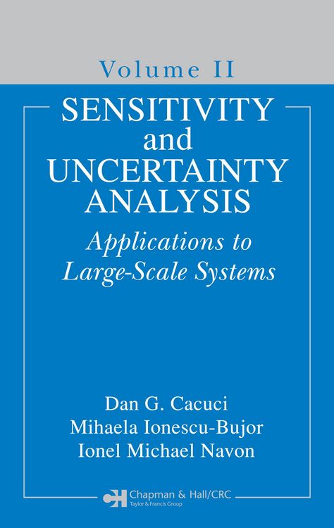 Produktbild: Sensitivity and Uncertainty Analysis, Volume II