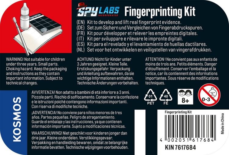 Produktbild: Spy Labs Fingerprinting Kit INT