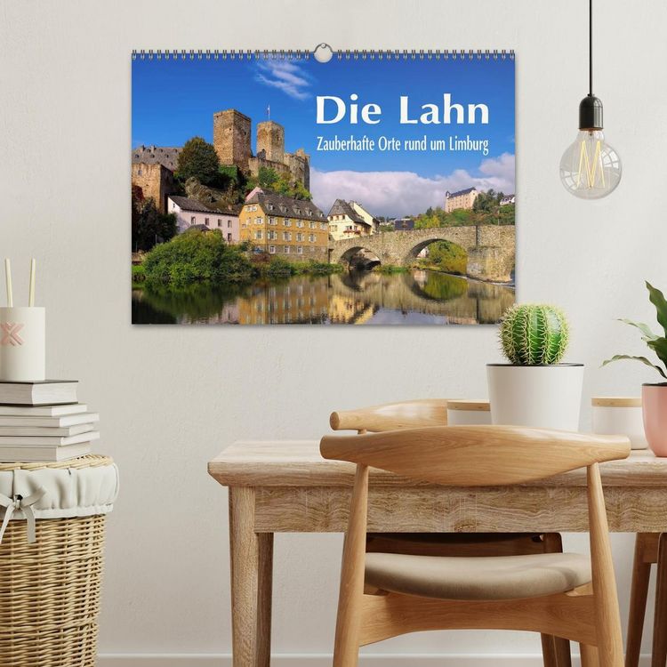 Produktbild: Die Lahn - Zauberhafte Orte rund um Limburg (Wandkalender 2026 DIN A3 quer), CALVENDO Monatskalender