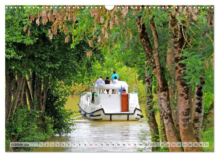 Produktbild: Occitanie fluviale (Calendrier mural 2026 DIN A3 vertical), CALVENDO calendrier mensuel