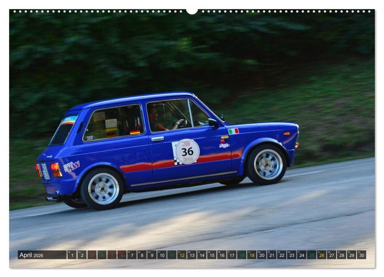 Produktbild: OLDTIMER BERGRENNEN - Kleine Flitzer (Wandkalender 2026 DIN A2 quer), CALVENDO Monatskalender
