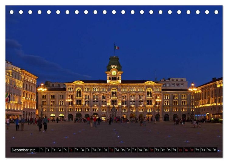 Produktbild: Triest und seine Riviera (Tischkalender 2026 DIN A5 quer), CALVENDO Monatskalender