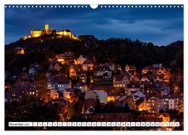 Produktbild: Eisenach in Th&uuml;ringen (Wandkalender 2026 DIN A3 quer), CALVENDO Monatskalender