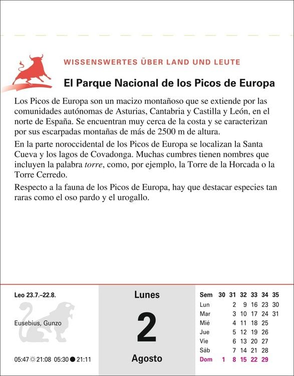 Produktbild: Spanisch Sprachkalender 2027 - Spanisch lernen leicht gemacht - Tagesabrei&szlig;kalender