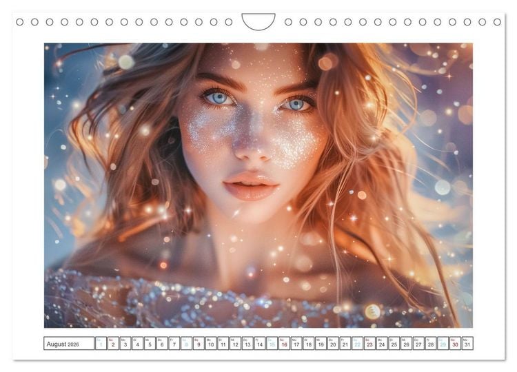 Produktbild: Zarte Verf&uuml;hrung (Wandkalender 2026 DIN A4 quer), CALVENDO Monatskalender