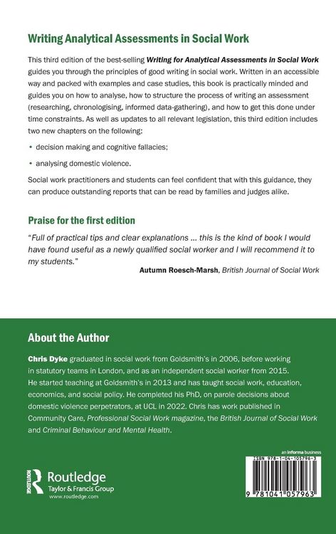 Produktbild: Writing Analytical Assessments in Social Work