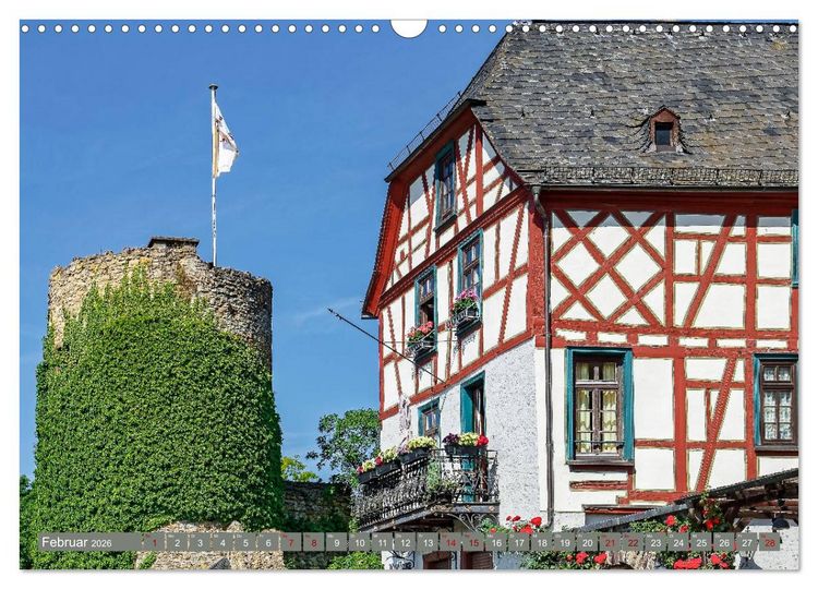 Produktbild: Eltville am Rhein - Wein, Sekt, Rosen (Wandkalender 2026 DIN A3 quer), CALVENDO Monatskalender