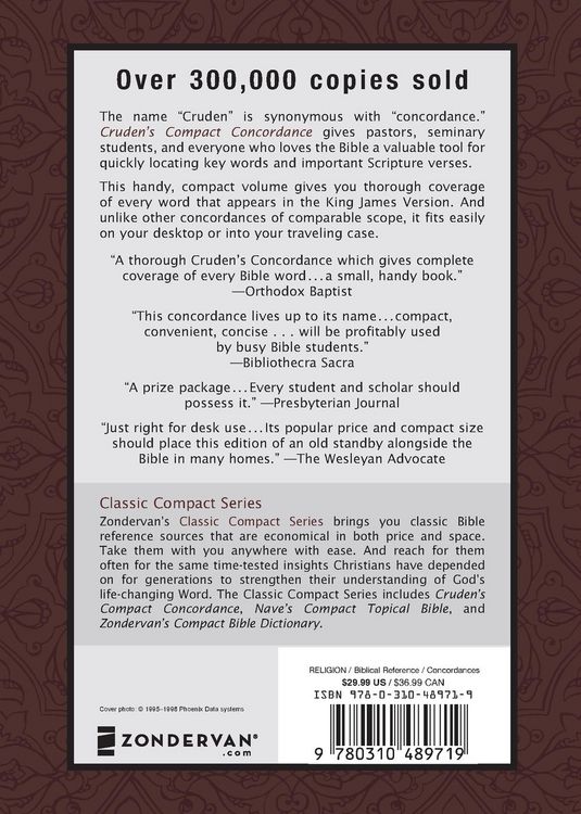 Produktbild: The Cruden's Compact Concordance (Supersaver)