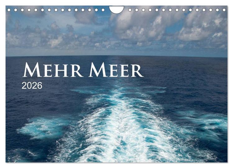 Produktbild: Mehr Meer (Wandkalender 2026 DIN A4 quer), CALVENDO Monatskalender