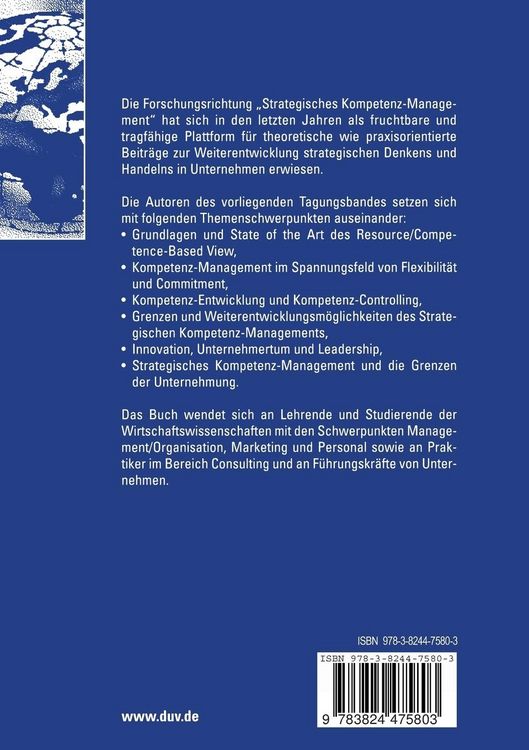 Produktbild: Aktionsfelder des Kompetenz-Managements