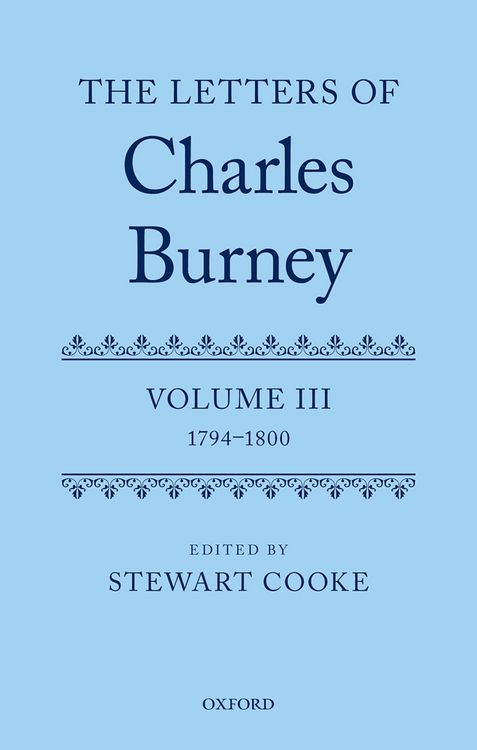 Produktbild: The Letters of Dr Charles Burney