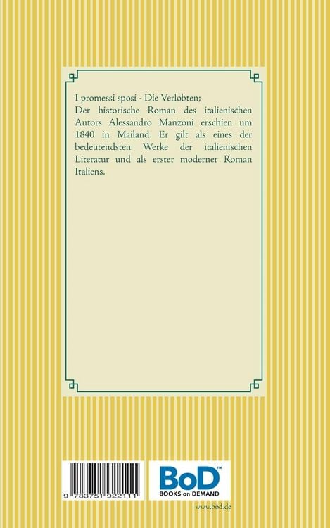 Produktbild: Die Verlobten