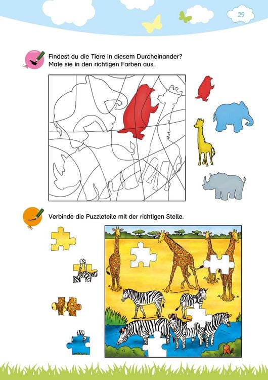 Produktbild: Klett Mein gro&szlig;es buntes Vorschul-Buch