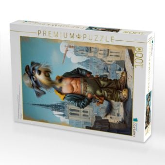 Produktbild: CALVENDO Puzzle Als flinker Dachdecker komme ich hoch hinaus | 1000 Teile Lege-Gr&ouml;&szlig;e 64x48cm Foto-Puzzle f&uuml;r gl&uuml;ckliche Stunden