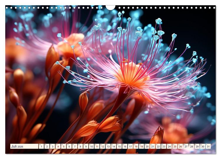 Produktbild: Wunderwelt Mikrokosmos (Wandkalender 2026 DIN A3 quer), CALVENDO Monatskalender