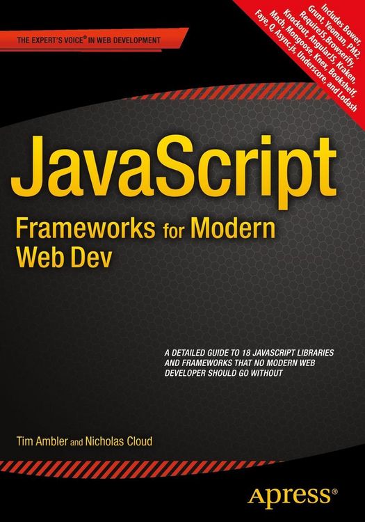 Produktbild: JavaScript Frameworks for Modern Web Dev
