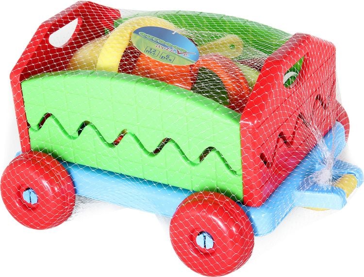Produktbild: Outdoor Active Nachziehwagen mit Eimergarnitur 6-teilig