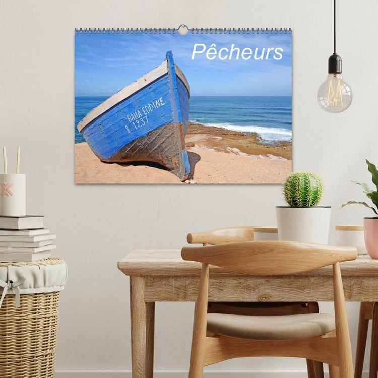 Produktbild: P&ecirc;cheurs (Calendrier mural 2026 DIN A3 vertical), CALVENDO calendrier mensuel