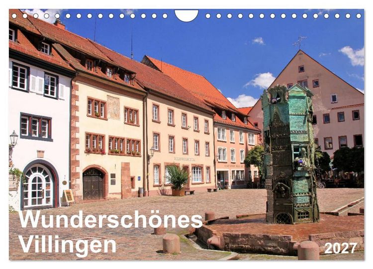 Produktbild: Wundersch&ouml;nes Villingen (Wandkalender 2027 DIN A4 quer), CALVENDO Monatskalender
