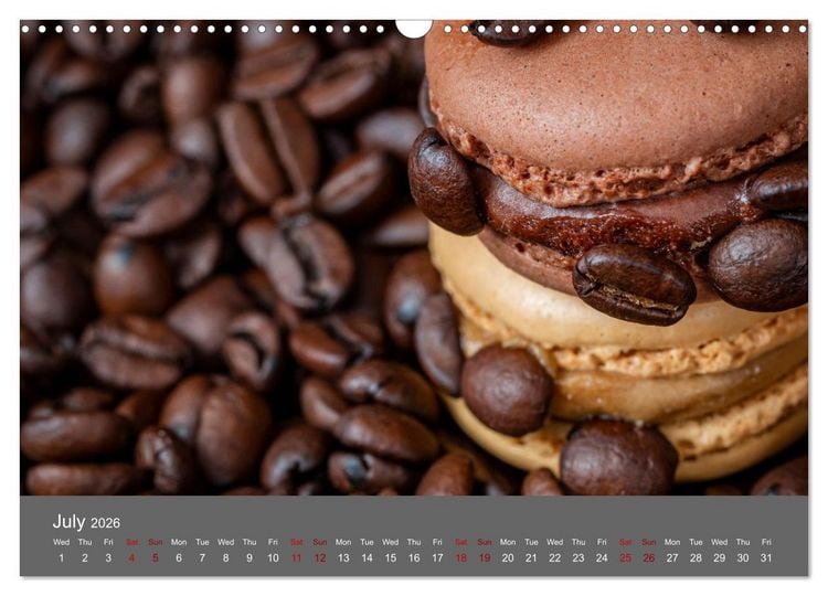 Produktbild: Macarons - the sweetest thing (Wall Calendar 2026 DIN A3 landscape), CALVENDO 12 Month Wall Calendar