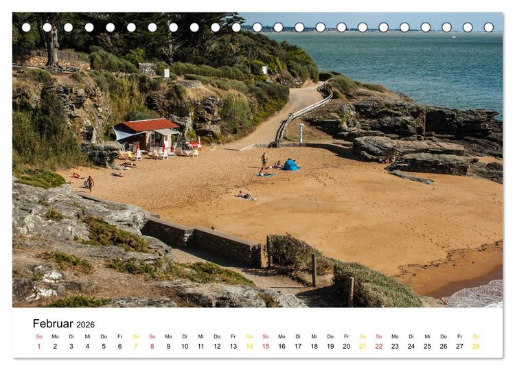 Produktbild: Vend&eacute;e Aus dem Meer steigender Himmel Frankreichs (Tischkalender 2026 DIN A5 quer), CALVENDO Monatskalender