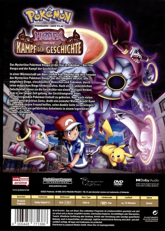 Produktbild: Pokemon - Der Film: Hoopa und der Kampf der Geschichte