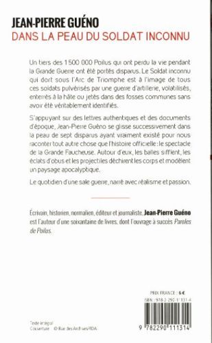 Produktbild: Dans la peau du Soldat inconnu : r&eacute;cit