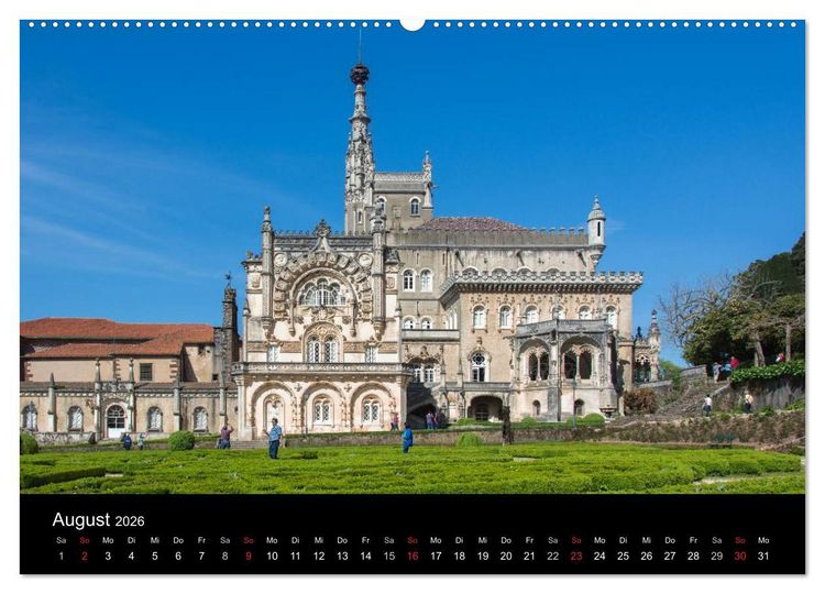 Produktbild: Glanzlichter Portugals (Wandkalender 2026 DIN A2 quer), CALVENDO Monatskalender