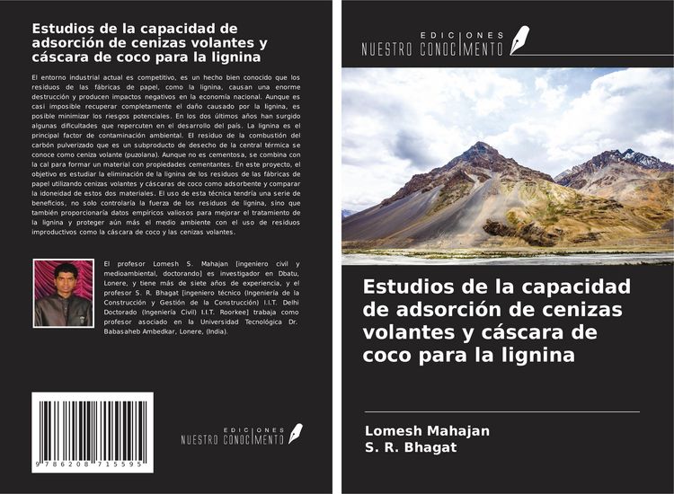 Produktbild: Estudios de la capacidad de adsorci&oacute;n de cenizas volantes y c&aacute;scara de coco para la lignina