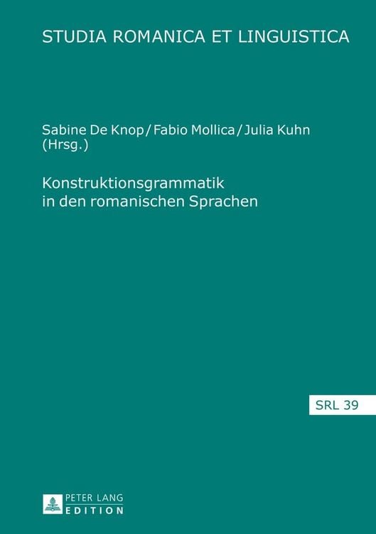 Produktbild: Konstruktionsgrammatik in den romanischen Sprachen