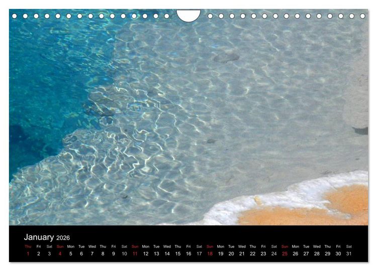 Produktbild: The Yellowstone National Park (Wall Calendar 2026 DIN A4 landscape), CALVENDO 12 Month Wall Calendar