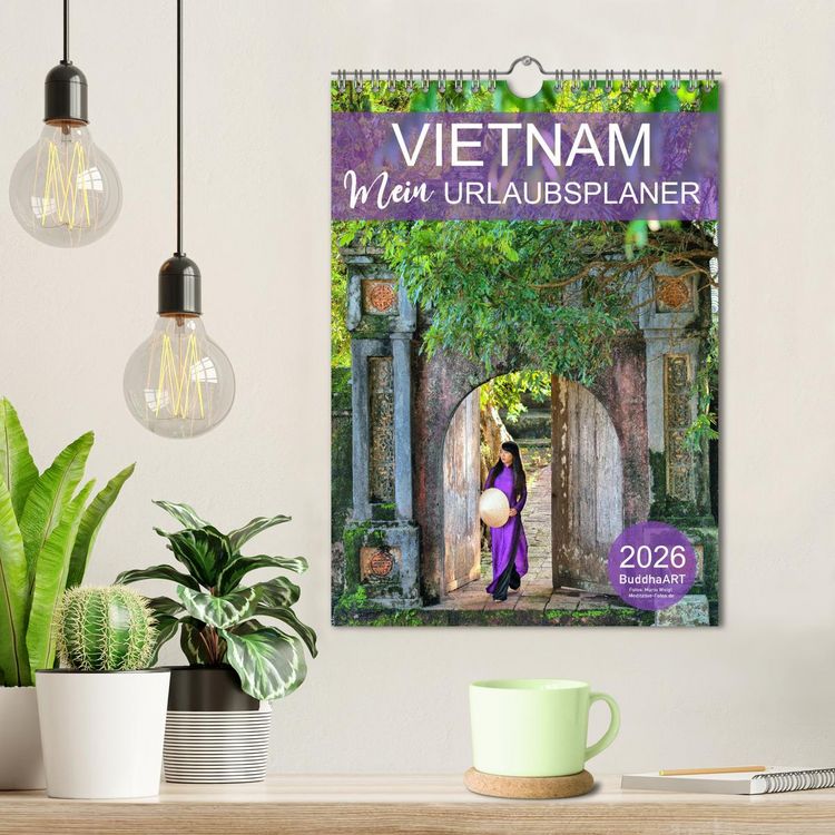 Produktbild: VIETNAM - Mein Urlaubsplaner (Wandkalender 2026 DIN A4 hoch), CALVENDO Monatskalender