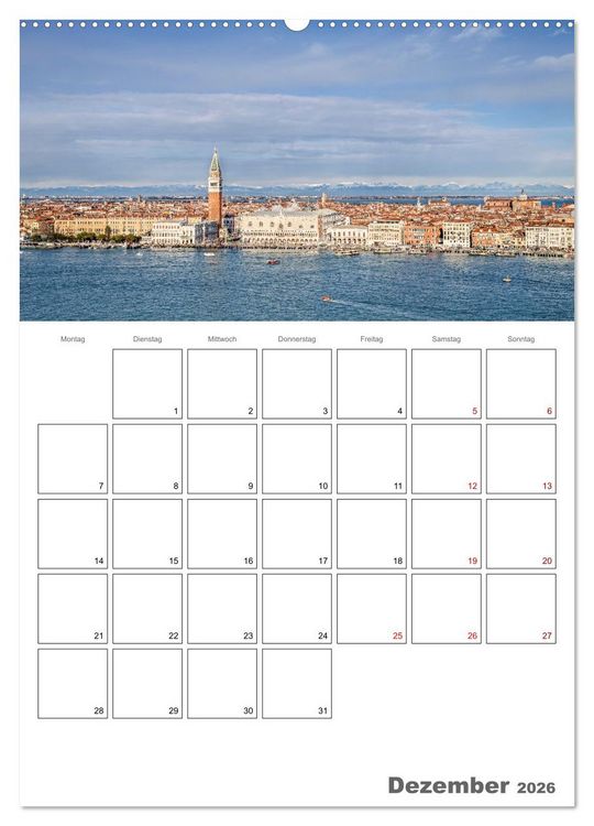 Produktbild: Italiens Sch&ouml;nheit - Terminplaner (hochwertiger Premium Wandkalender 2026 DIN A2 hoch), Kunstdruck in Hochglanz