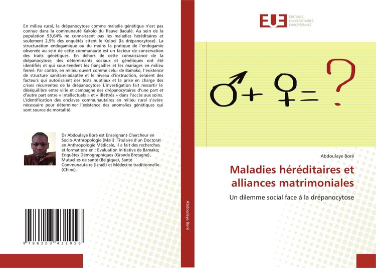 Produktbild: Maladies h&eacute;r&eacute;ditaires et alliances matrimoniales