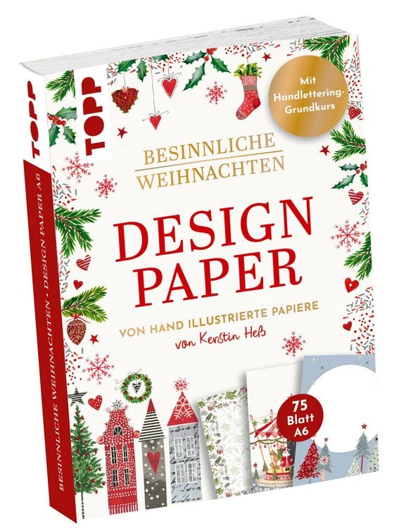 Produktbild: Design Paper Besinnliche Weihnachten DIN A6