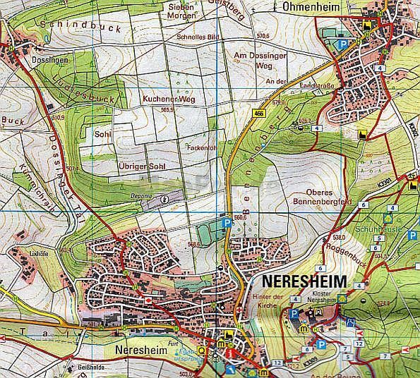 Produktbild: W232 Neresheim - Sontheim a.d.Brenz, Dillingen a.d.Donau