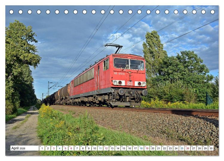 Produktbild: Die Baureihe 250 - Reichsbahnlok in DB-Diensten (Tischkalender 2026 DIN A5 quer), CALVENDO Monatskalender