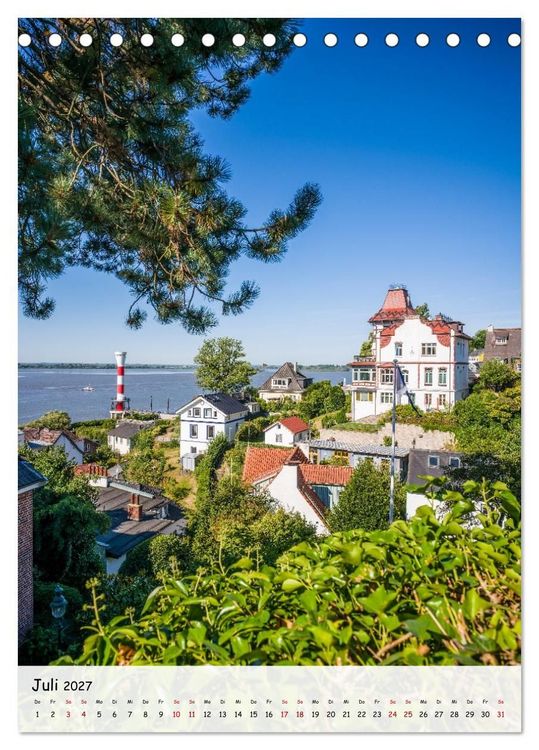 Produktbild: Hamburg - Hanseatische Eleganz (Tischkalender 2027 DIN A5 hoch), CALVENDO Monatskalender