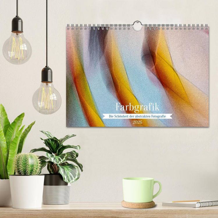 Produktbild: Farbgrafik - Die Sch&ouml;nheit der abstrakten Fotografie (Wandkalender 2026 DIN A4 quer), CALVENDO Monatskalender