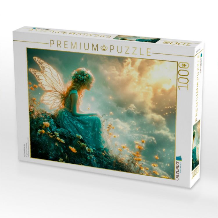 Produktbild: CALVENDO Puzzle Nachdenkliche Fee | 1000 Teile Lege-Gr&ouml;&szlig;e 64x48cm Foto-Puzzle f&uuml;r gl&uuml;ckliche Stunden