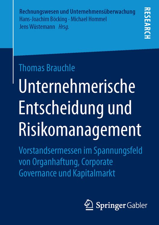 Produktbild: Unternehmerische Entscheidung und Risikomanagement