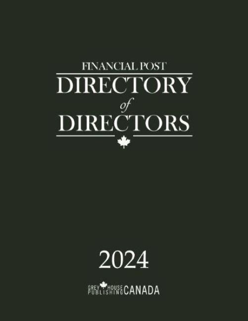 Produktbild: Financial Post Directory of Directors 2024