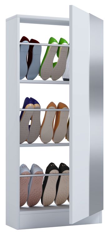 Produktbild: Holz Schuhschrank Schuhkommode Fulisa L Spiegel
