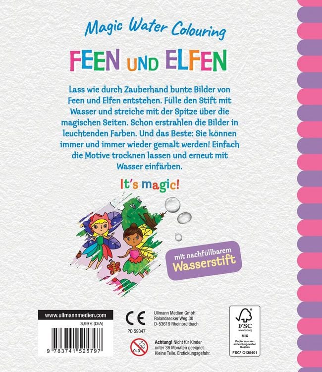 Produktbild: Magic Water Colouring - Feen und Elfen