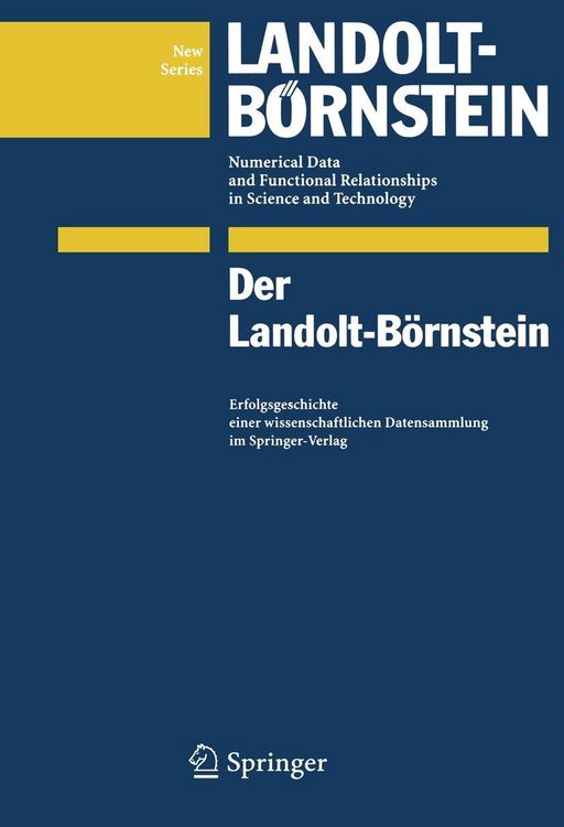 Produktbild: Der Landolt-B&ouml;rnstein