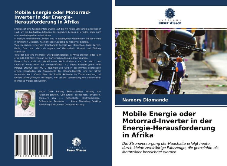 Produktbild: Mobile Energie oder Motorrad-Inverter in der Energie-Herausforderung in Afrika