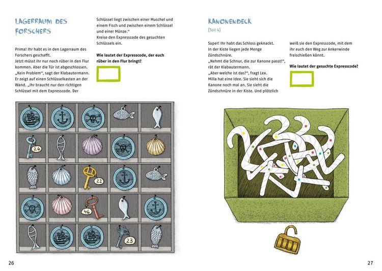 Produktbild: Escape-Buch f&uuml;r Grundschulkinder: Escape Challenge: Flucht vom Geisterschiff