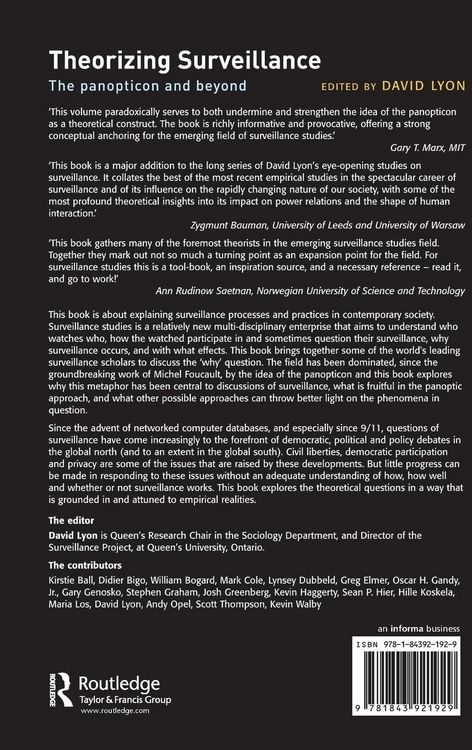 Produktbild: Theorizing Surveillance