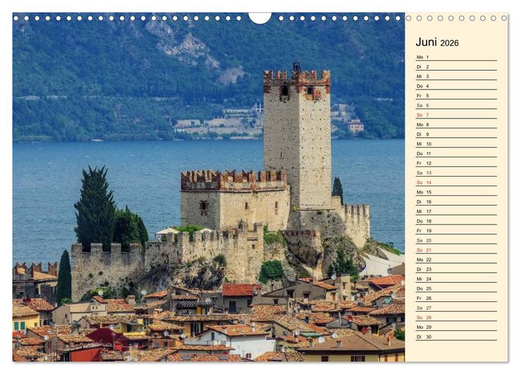 Produktbild: Burgen in Italien (Wandkalender 2026 DIN A3 quer), CALVENDO Monatskalender