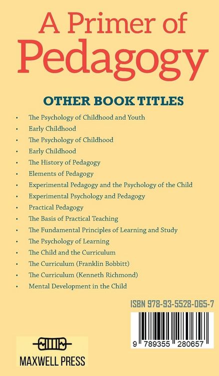 Produktbild: A Primer of Pedagogy